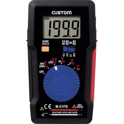 ＣＵＳＴＯＭ　デジタルマルチメータ　M-01FB　1台