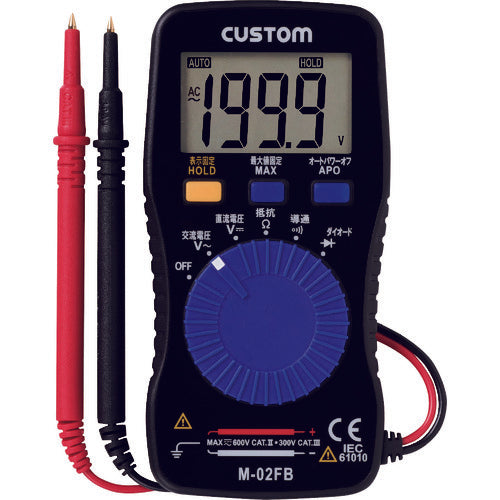 CUSTOM 디지털 멀티미터 M-02FB 1대