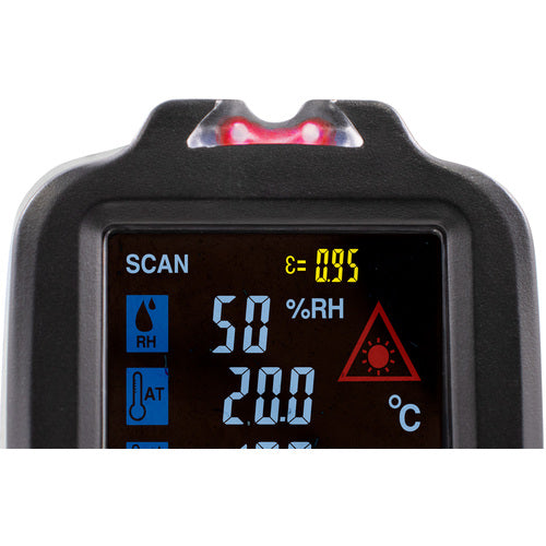 ＣＵＳＴＯＭ　放射温度計＋Ｋ熱電対＋温湿度＋ＵＶライト　測定温度範囲−５０〜５５０℃　IR-310H　1 個