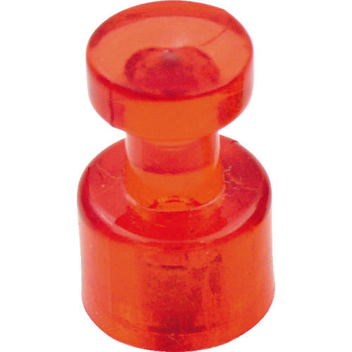 TRUSCCO 컬러 마그넷 핀 레드 10개들이 TMPC10-R 1 PK