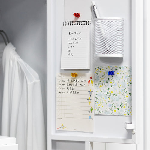 TRUSCCO 컬러 마그넷 핀 레드 10개들이 TMPC10-R 1 PK