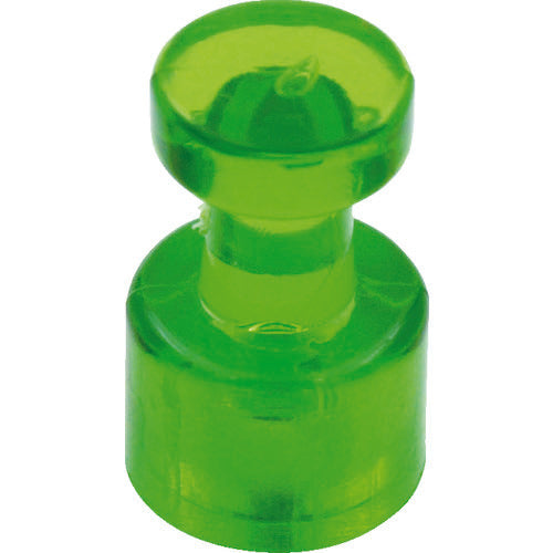 TRUSCO 컬러 마그넷 핀 녹색 10개들이 TMPC10-GN 1 PK