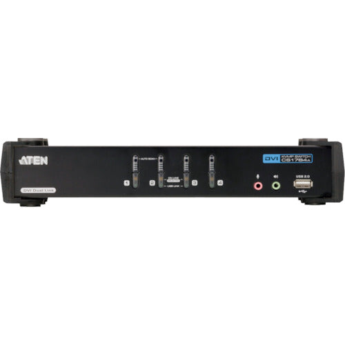 ATEN KVMP 스위치 4포트 / DVI / 듀얼 링크 / USB2.0 허브 탑재 CS1784A 1대