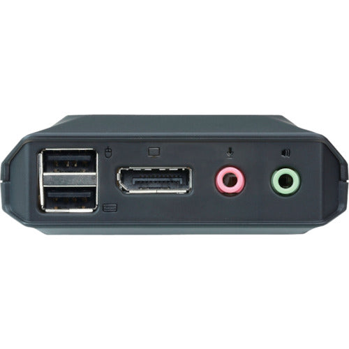 ＡＴＥＮ　ＫＶＭスイッチ　２ポート／ＵＳＢ／ＤｉｓｐｌａｙＰｏｒｔ／ケーブル型（ワイヤードリモコン付）　CS22DP　1 台