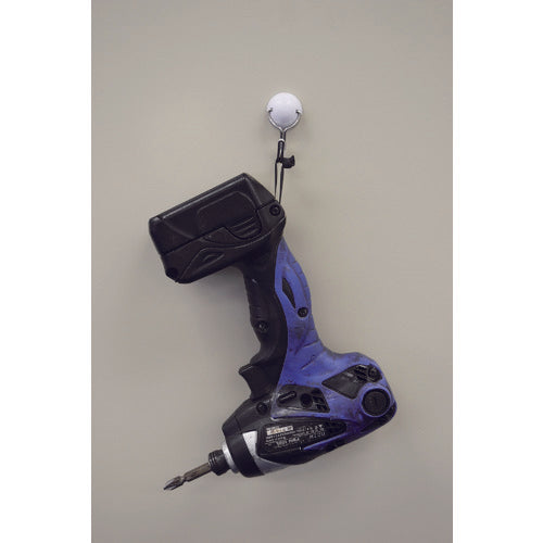 Mag-X Magnet Hook Zero Slide SS White Box MZR-2W-CT 1 piece