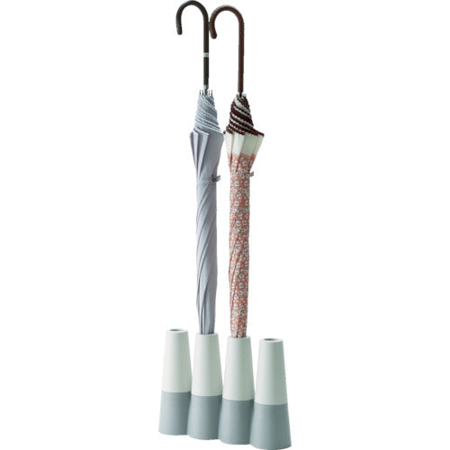 TRUSCO 4-Umbrella Stand, Gray, KST4-0GY, 1 pc