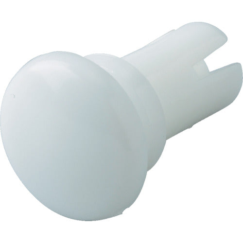 TRUSCO Push Rivet, Plate Thickness 3.0-4.0mm, Hole Diameter 3.1Φ, Length 5.5, White, 50 Pieces, TPR3055-W, 1 Bag