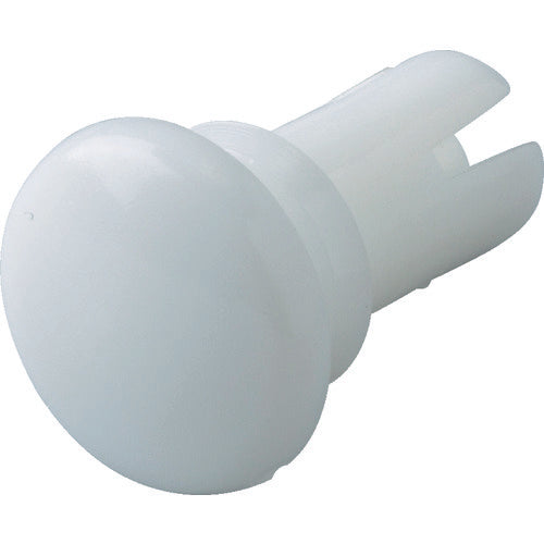 TRUSCO Push Rivet, Plate Thickness 5.5-6.5mm, Hole Diameter 3.1Φ, Length 8.0, White, 50 Pieces, TPR3080-W, 1 Bag