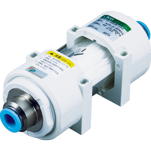 CKD Air Filter, Antibacterial Filter, In-line Type, with Φ10 Tube Fitting, SFS10-H10H10-FP2, 1 pc