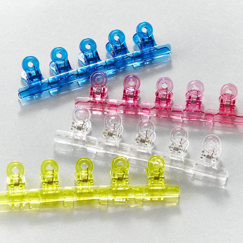 TRUSCO Polycarbonate Clip 38mm Transparent (20 pieces) PC20-TM 1 bag