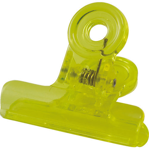 ＴＲＵＳＣＯ　ポリカクリップ　３８ＭＭ　黄（２０個入）　PC20-Y　1袋