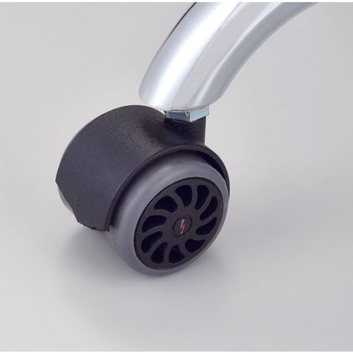 TRUSCO 【매진 폐번】 FRP 클린 룸 의자 라이트 블루 CC-FR1-LB 1 다리