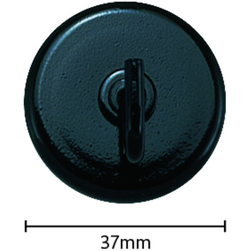 ミツヤ　ＭＧフック　ボールド小　黒　Ｍ１６６５９　MHB-350-BK　1個