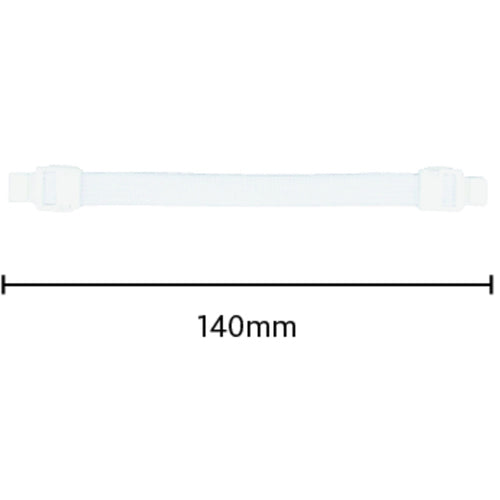 ミツヤ　マスク用フックベルト　固定　白　Ｍ６５８１１　MSK-K-WH　1個