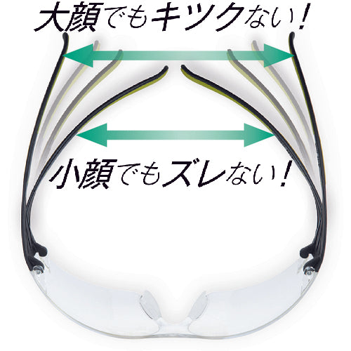 ３Ｍ　セキュアフィット　保護めがね　Ｉ／Ｏグレー　ＳＦ４０７ＳＧＡＦ−ＢＬＵ　１個／１袋　SF407SGAF-BLU　1 個
