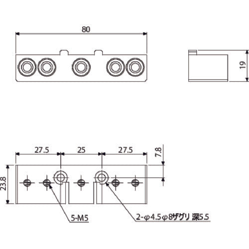 アインツ　エアーオプション（ＯＸ用）　ロボット側　適合機種ＯＸ−２０　OX-20BA　1個