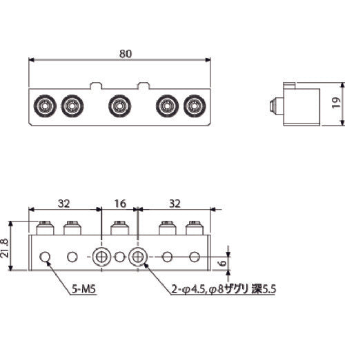 Einz Air Option (for OX) Tool side Compatible model OX-20 OX-20BIA 1 piece