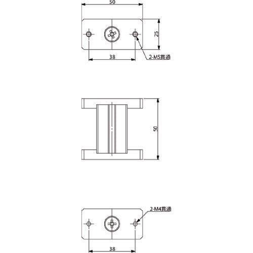 Einz Spacer, Aluminum, 50H XL0002-050 1 pc