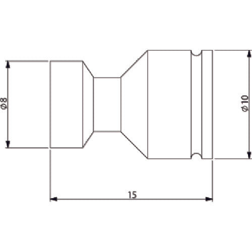 Einz Suction Pad with Sponge, Silicone, Brown VAPH-8C-SP 1 pc