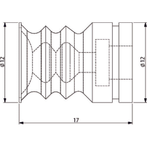 アインツ　ロボットハンド用パーツ　吸着パッド・フリー・ニトリル・緑　VAPN-12C-2　1 個