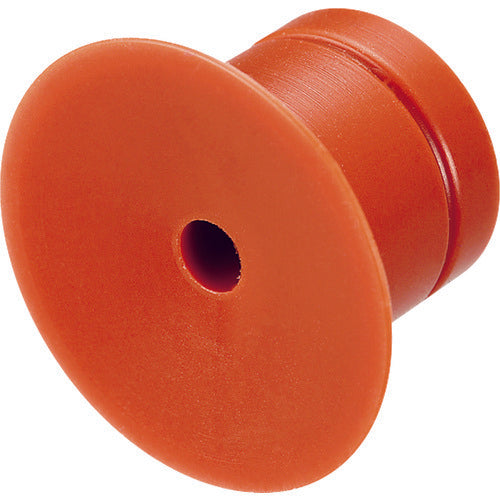 Einz suction pad, recessed type, silicone, brown, pad outer diameter 25mm VAPH-25C 1 piece