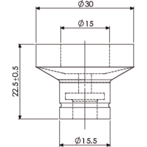 アインツ　吸着パッド・ＥＰスポンジ付・シリコン茶　VAPH-30C-EPSP　1 個