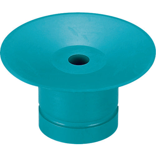 Einz suction pad, recessed type, nitrile, green, pad outer diameter 30 mm, VAPN-30C, 1 piece