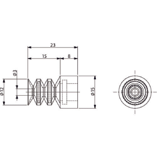 아인츠 로봇 핸드용 파트 흡착 패드・TRN・φ12・녹색・스몰 TRN-1062-4 1개