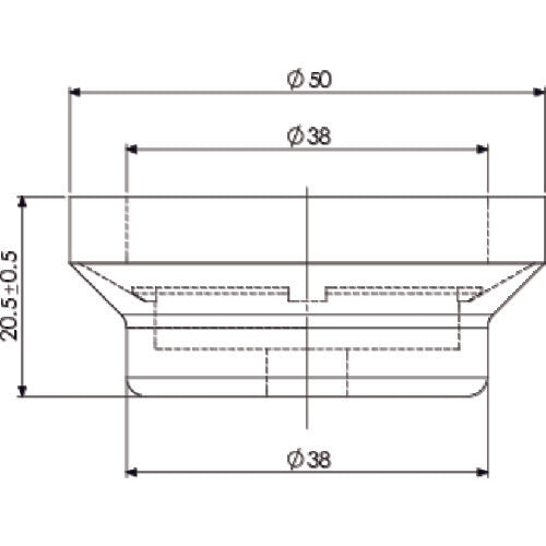アインツ　ロボットハンド用パーツ　吸着パッド・ビスＥＰスポンジシリコン茶　パッド外径５０ｍｍ　VAPH-50F-EPSP　1 個