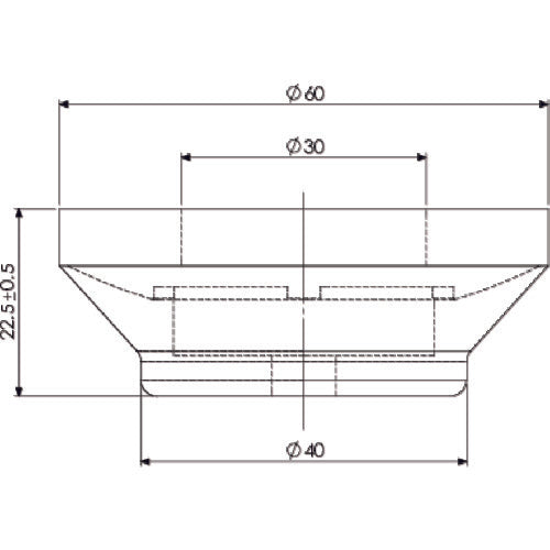アインツ　ロボットハンド用パーツ　吸着パッド・ビスＥＰスポンジシリコン茶　パッド外径６０ｍｍ　VAPH-60F-EPSP　1 個