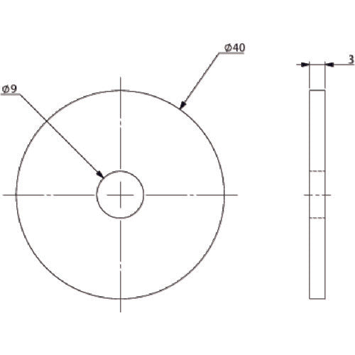 Einz Silicone Sponge Ring (Brown) 40C-SP 1 piece