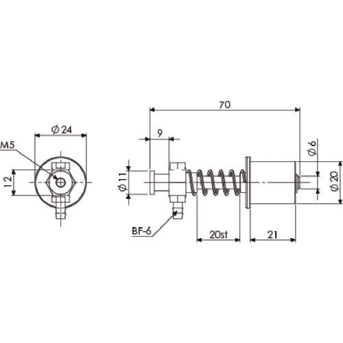 Einz Suction Bracket Small VFIL1-S-20-P20 1 pc