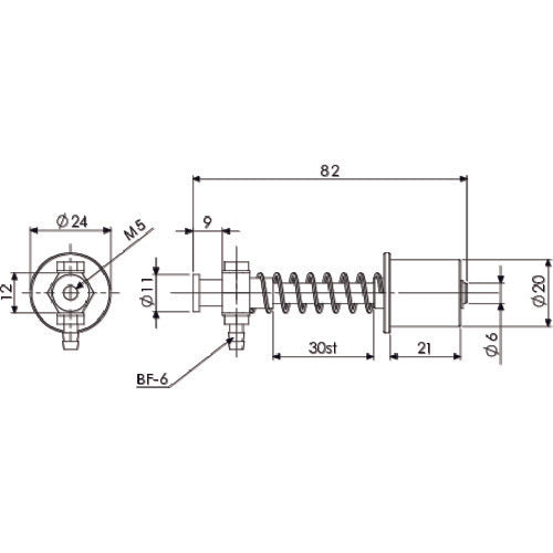 アインツ　吸着金具・スモール用　VFIL1-S-30-P20　1 個