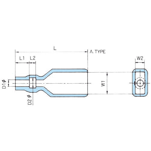 ＴＲＵＳＣＯ　平型端子用絶縁キャップ２５０型用　内径３．２Φタイプ　５０個入　ZCB250-3.2-50　1 袋