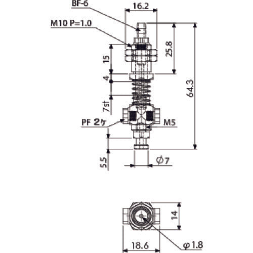 Einz suction bracket, non-rotating type, for mini VFILB2-SSH 1 piece