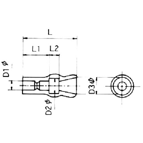 TRUSCO 기보시 단자용 절연 캡 수컷용 내경 2.5Φ 타입 50개입 GBCBM1-2.5-50 1봉