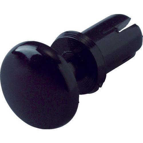 TRUSCO Push Rivet, Plate Thickness 1.0-2.0mm, Hole Diameter 3.1Φ, Length 3.5, Black, 50 Pieces, TPR3035-BK, 1 Bag