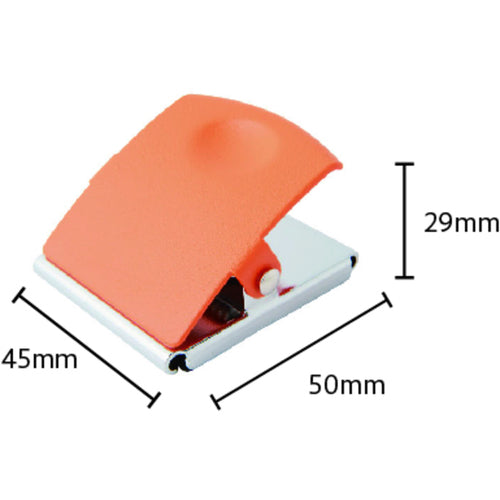 ミツヤ　マグネットクリップ　アルマジロ大　橙　Ｍ２４７６７　MCA-L-OR　1個