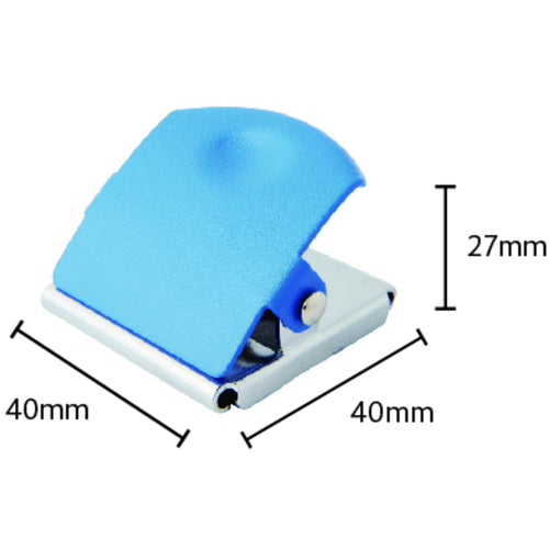 ミツヤ　マグネットクリップ　アルマジロ中　青　Ｍ２４８１３　MCA-M-BU　1個