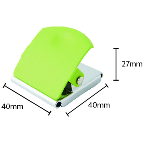 ミツヤ　マグネットクリップ　アルマジロ中　緑　Ｍ２５１２７　MCA-M-LG　1個