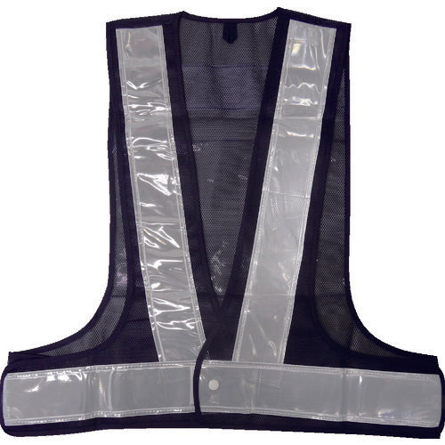 미즈 케이 어필 안전 베스트 「선전 맨」＜감색/흰색＞ 5941013 1벌