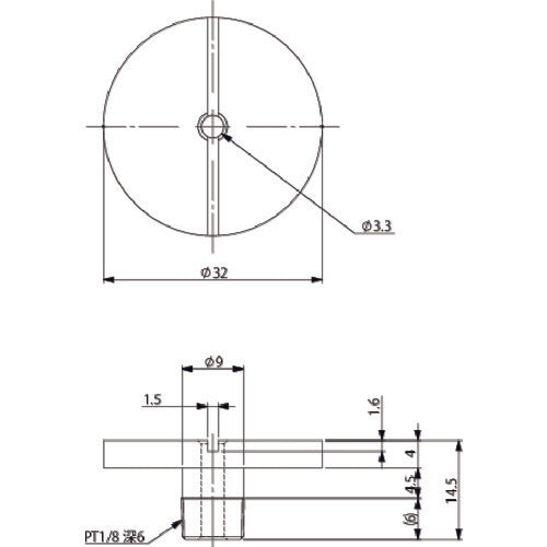 Einz Suction Attachment Head for Screw Mounting XL0037-103 1 pc