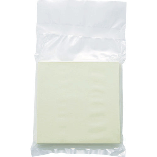 ＴＲＵＳＣＯ　クリーンルーム用付箋　黄　７５ｍｍ×７５ｍｍ　CR-TAG-Y　1 冊