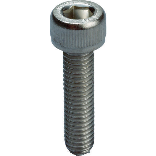 ＴＲＵＳＣＯ　六角穴付ボルト　ニッケルメッキ　全ネジ　Ｍ３×８　５５本入　／キャップボルト（ＣＡＰ）　Y154-0308　1 PK