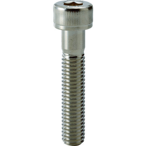 ＴＲＵＳＣＯ　六角穴付ボルト　ニッケルメッキ　半ネジ　Ｍ５×３５　２１本入　／キャップボルト（ＣＡＰ）　Y154-0535　1 PK