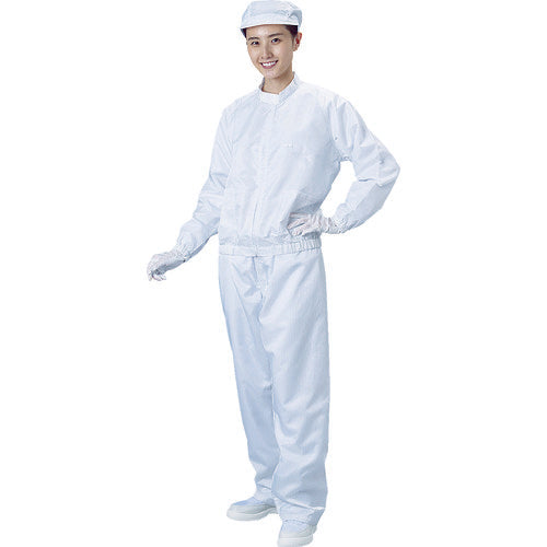BLASTON Cleanroom Wear Dustproof Jacket (Stand-up Collar) White LL Size BSC-42001-W-LL 1 Piece