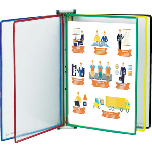 tarifold VEO file stand for display, magnetic type, A4 x 10, 414609, 1 piece