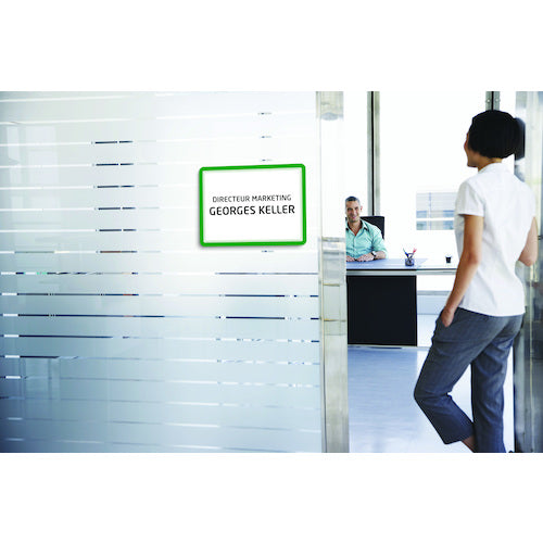 tarifold display pocket, adhesive type, A4 size, 2 sheets, green, 194955, 1S