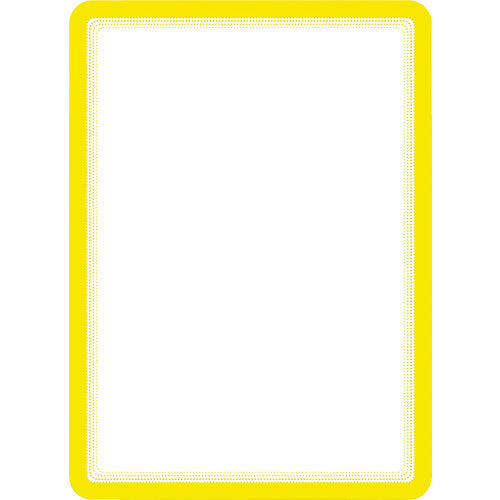 ｔａｒｉｆｏｌｄ　ディスプレイポケット　マグネットタイプ　Ａ４サイズ　２枚入り　黄　194904　1Ｓ