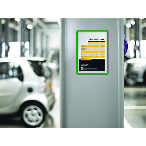 tarifold display pocket, magnetic type, A4 size, 2 sheets, green, 194905, 1S